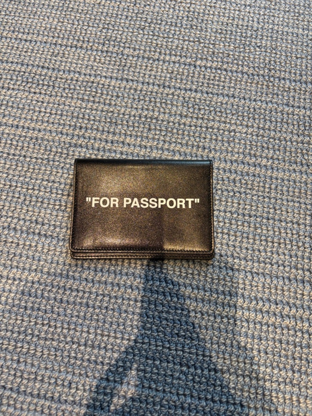 OFF White passport holder